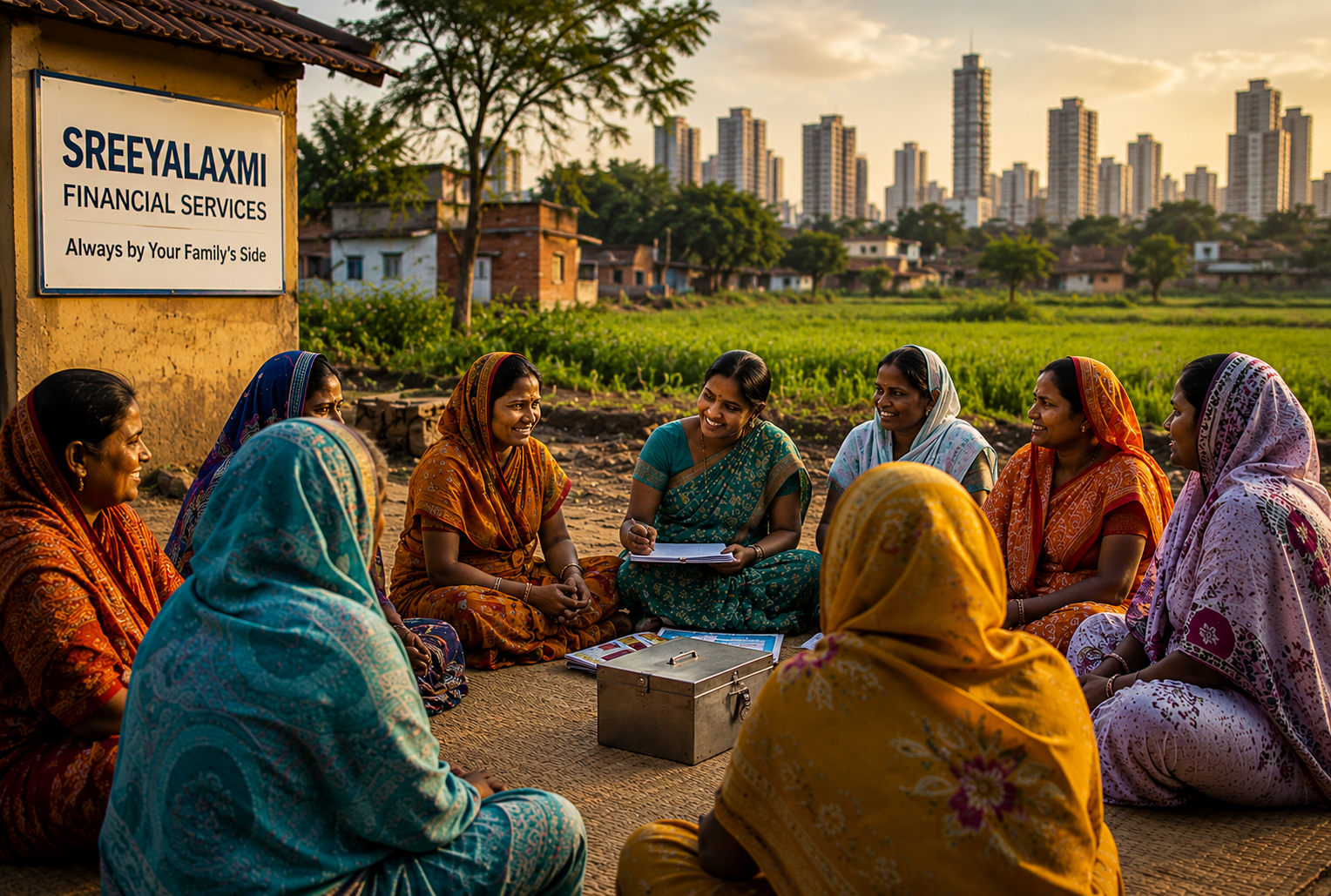A community of women supporting one another